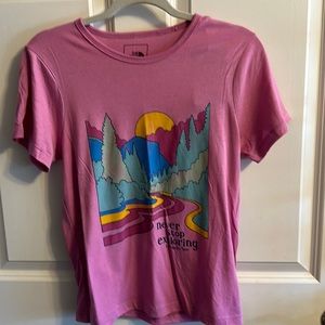 The North Face graphic tee size medium